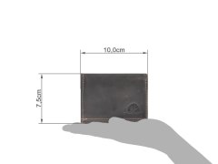 Geldbörse Leder 10x7cm klein mit RFID Schutz...