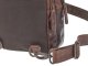 Crossbody Bag Leder 17x22cm &quot;Rugged&quot; teak brown