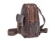 Crossbody Bag Leder 17x22cm &quot;Rugged&quot; teak brown