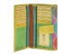 Geldb&ouml;rse Leder 17x10cm "Candy Shop" zickzack bunt
