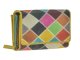 Geldb&ouml;rse Leder 17x10cm "Candy Shop" zickzack bunt
