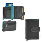 Karten Portemonnaie Herren Damen RFID mit Münzfach...