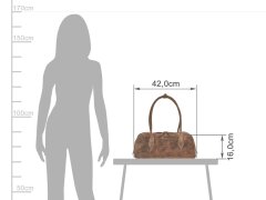 East-West-Bag Damentasche Leder 42x16cm...