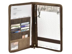 Greenburry Vintage 1633 RV A5 Brown - Dokumentenmappe Greenburry Vintage 1633 RV A5 Brown - Dokumentenmappe