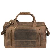 Greenburry Reisetasche Leder braun Vintage Weekender 1736