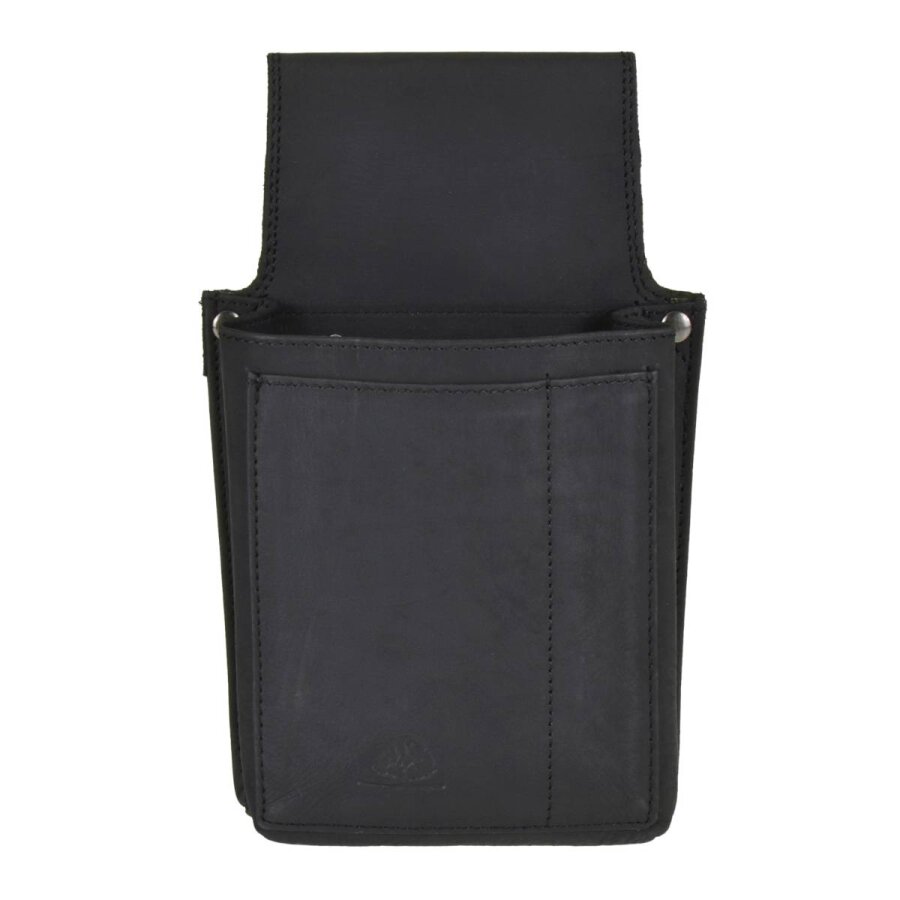 Kellner-Holster Leder schwarz Gürteltasche