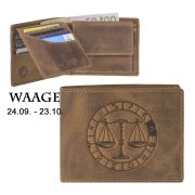Geldbörse Leder 12x9cm "Vintage" mit...
