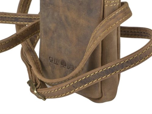 EDIMRAY Handytasche Aus Echtleder – Umhängetasche Für Herren, Gürteltasche, Passt Für 7 Zoll Handys
