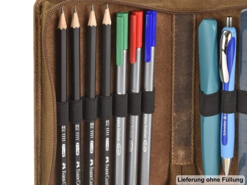 Greenburry Vintage Leder Stifterolle Stifteetui Federmäppchen 1647-25 4047546164 Greenburry Vintage Leder Stifterolle Stifteetui Federmäppchen 1647-25 4047546164