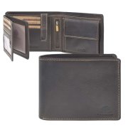 Geldbörse Leder 12x10cm mit RFID Schutz...